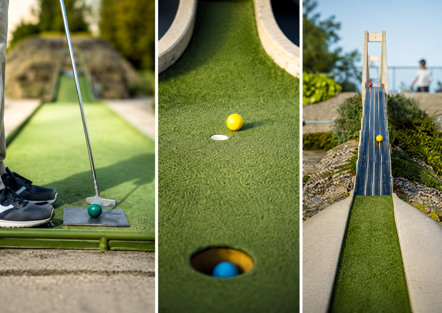 Piste du golf miniature