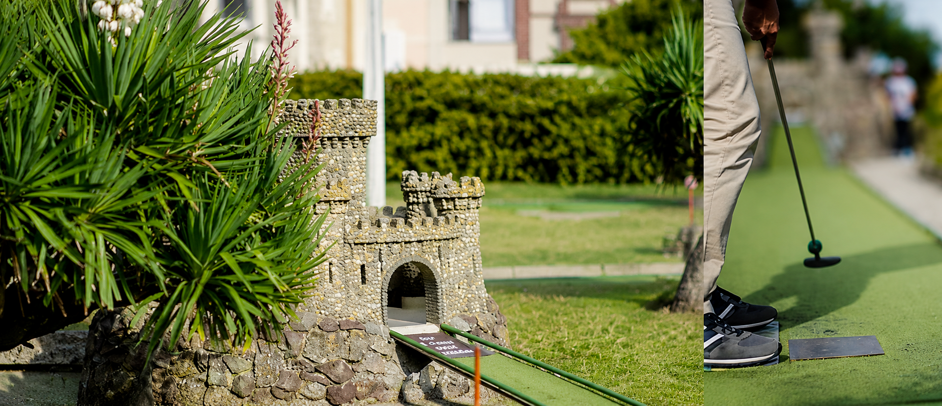 Décor du golf miniature